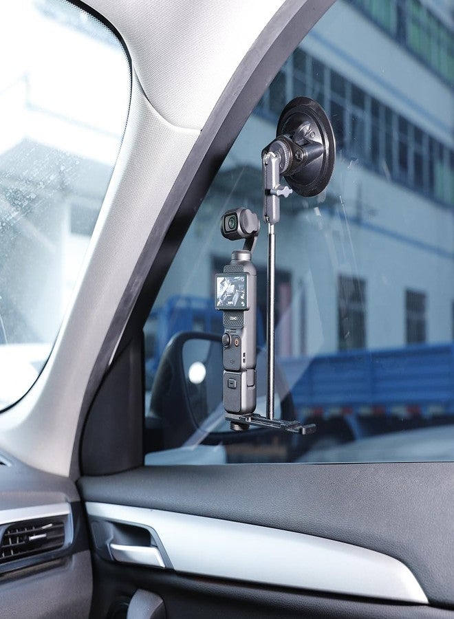 Leenconghui Suction Cup Mount for DJI Osmo Pocket 3, Car Windshield Window Vehicle Camera Holder Compatible with DJI Pocket 3 Accessories - Image 5